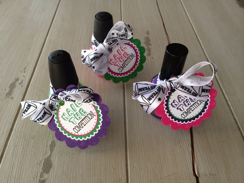 Cheerleading Good Luck Favor Tags Dance Team Gifts Team - Etsy