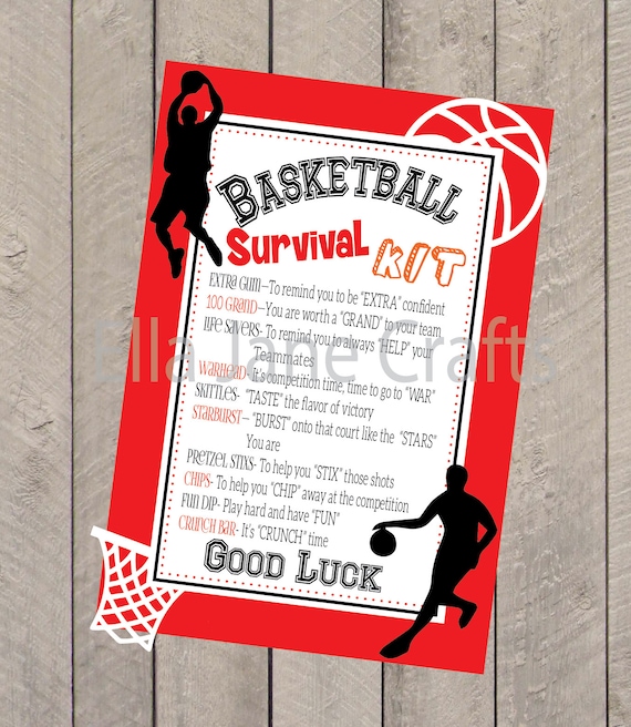 Basketball Competition Survival Kits Bball Gifts Team Gifts Etsy