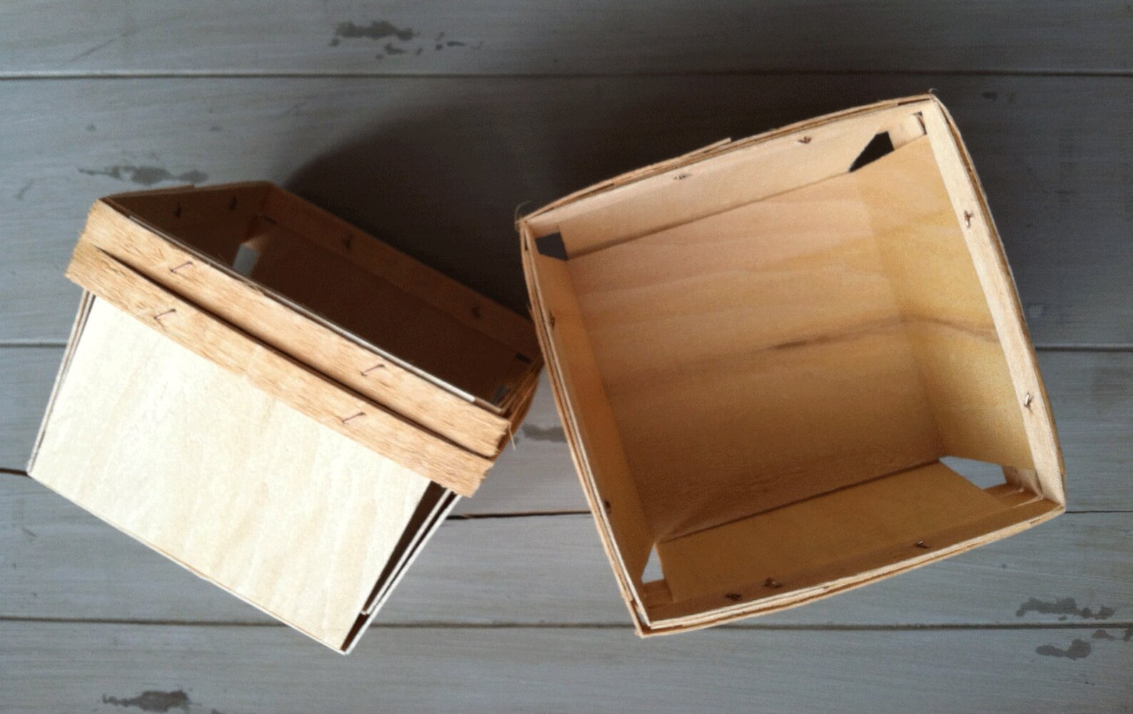 Quart Wood Berry Baskets Berry Baskets 12 Favor Baskets Etsy