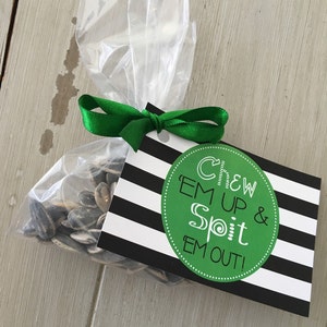 Team Gifts, Football Gifts, Good Luck Gifts, Football, Cheer Gifts, Baseball Team Gifts- PDF file Instant Download Chew Them Up