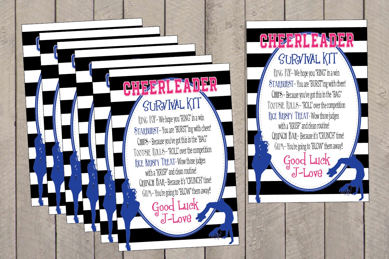 Cheerleader Survival Kit Sets Competition Survival Kits Etsy