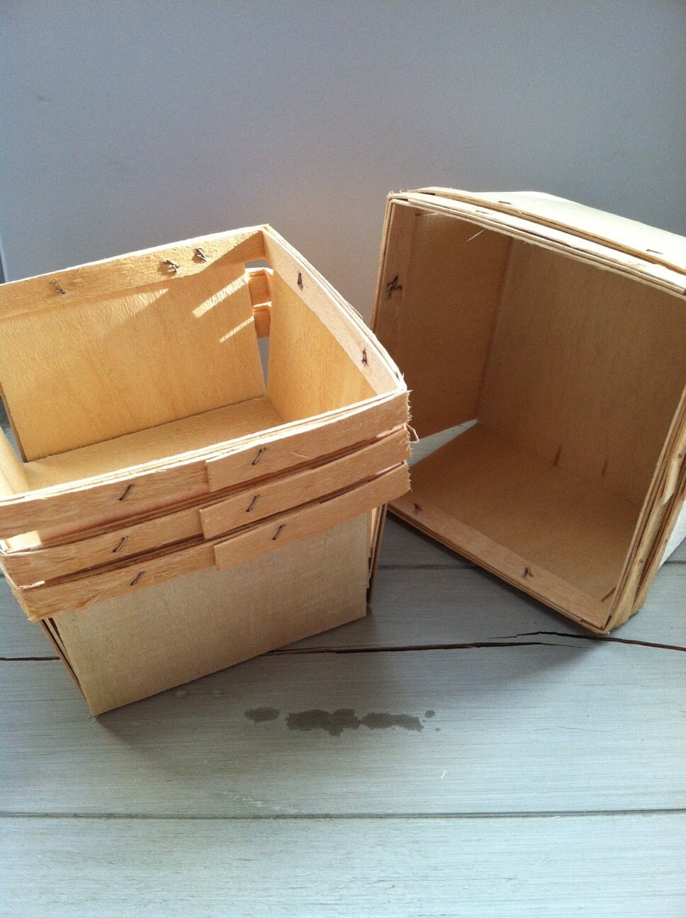 Quart Wood Berry Baskets Berry Baskets 12 Favor Baskets Etsy