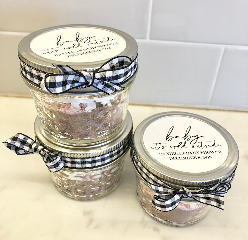 Hot Chocolate Baby Shower Favor Winter Wedding Favors Etsy