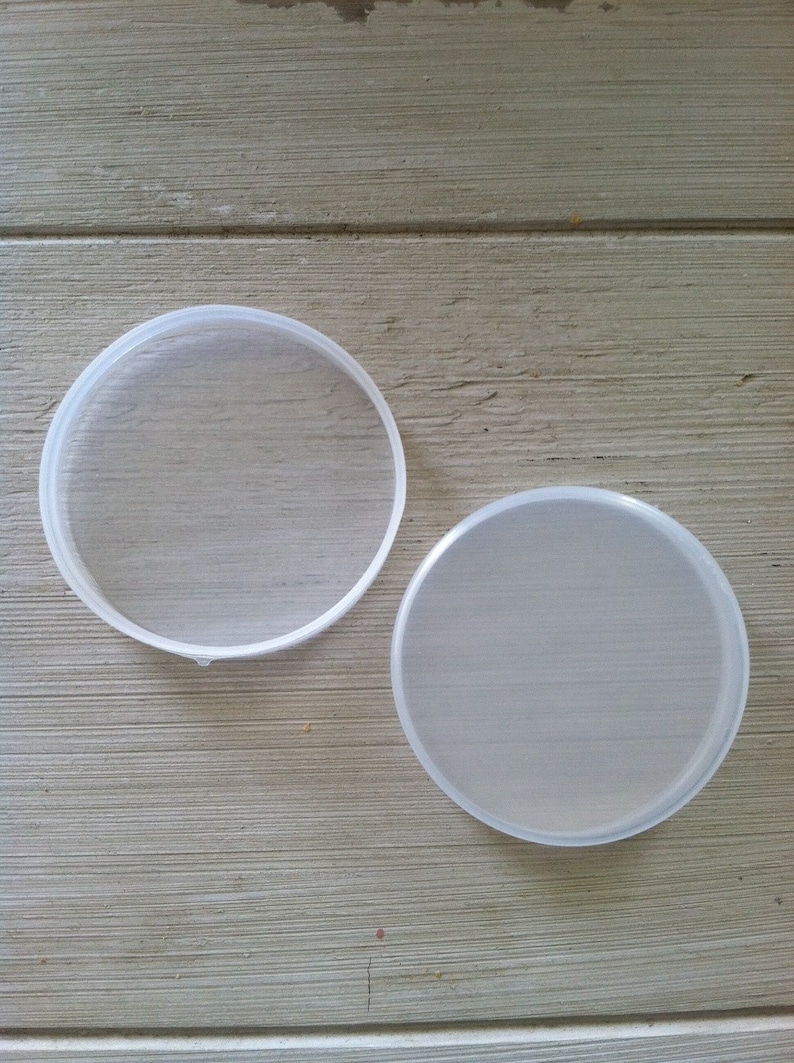 12 Lids for Glass Milk Jars Frosted Snap on Lids Etsy