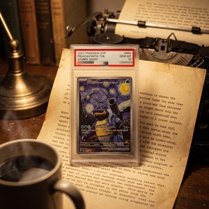 Starry Blastoise 2023 Custom Slab - Memorable Present for Retro Art Fans
