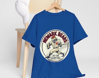 Maglietta da baseball dei Newark Bears / Maglietta sportiva vintage e retrò