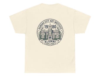 Kansas City Art Institute 1980 Alumni T-Shirt | Vintage Campus Seal