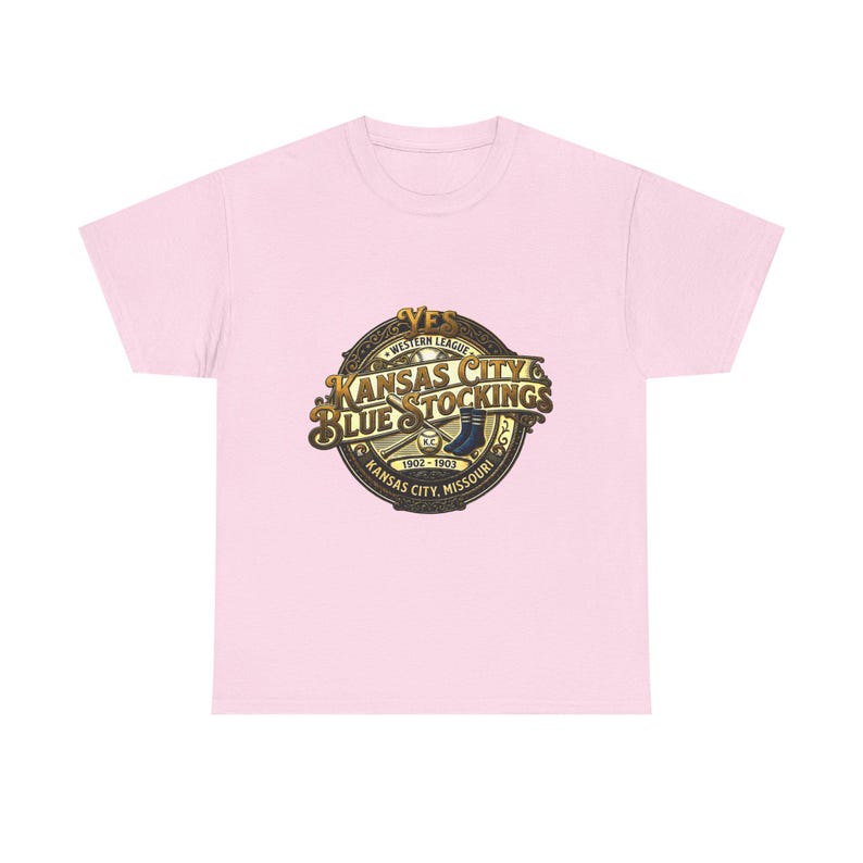 Kansas City Blue Stockings Tee | Vintage Western Baseball League image 16