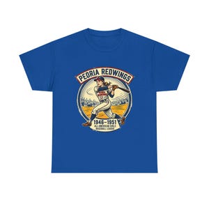 Peoria Redwings AAGPBL Tee | 1946-1951 Vintage Team Logo image 5