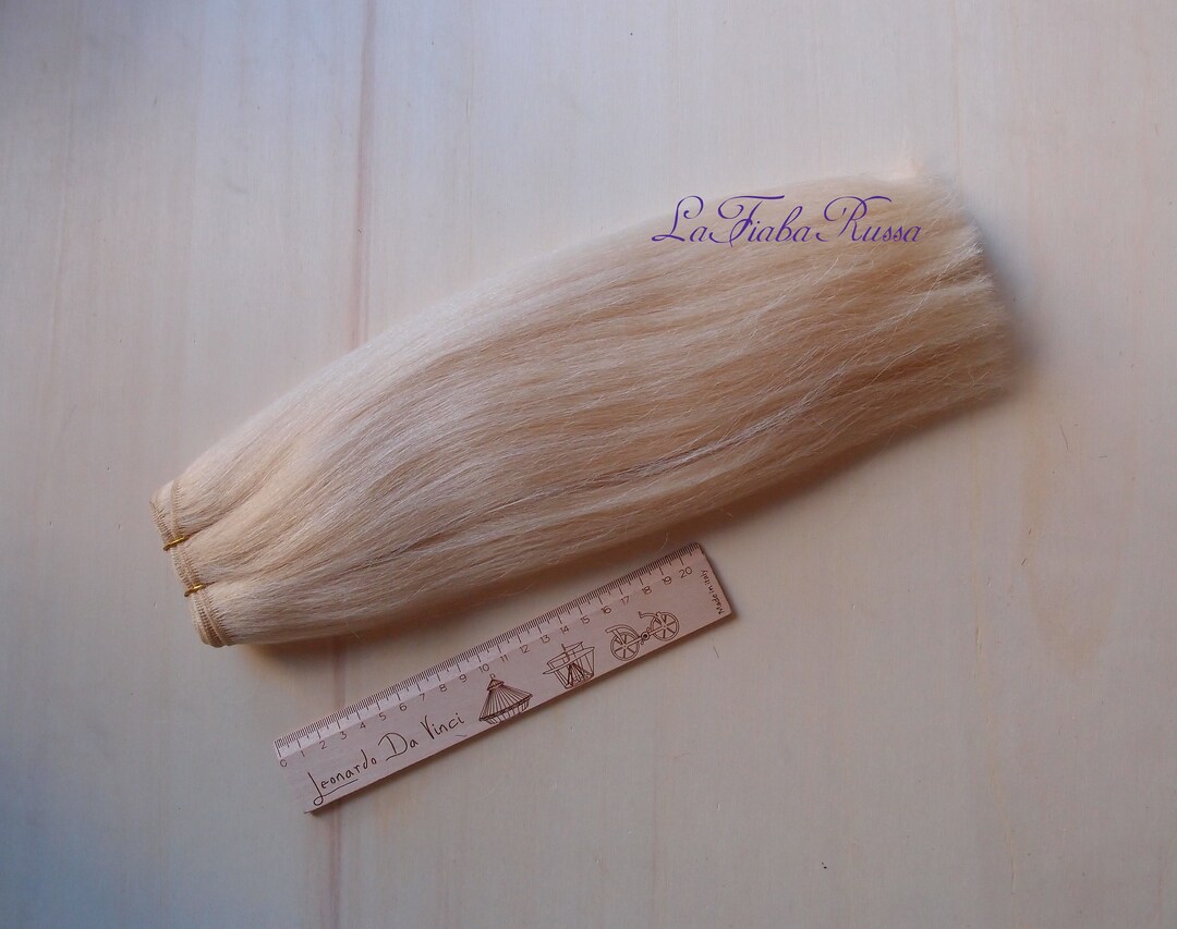 Weft Doll Hair Camel Extra Long Hair by 0.5 M for Doll Hair, Human