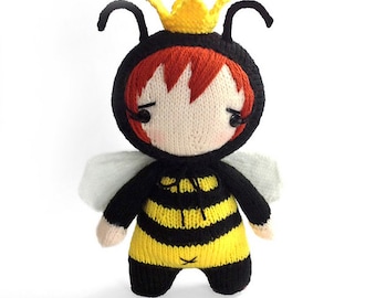 Onesie-baBEE in bee costume - Knitting Pattern PDF