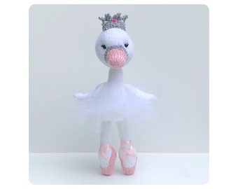 The little ballerina Swan and Flamingo