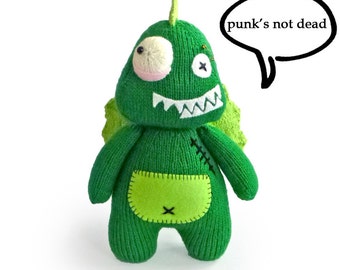 zOomosaurus the zombie dragon - Knitting Pattern PDF