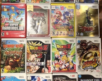 Wii Games Etsy