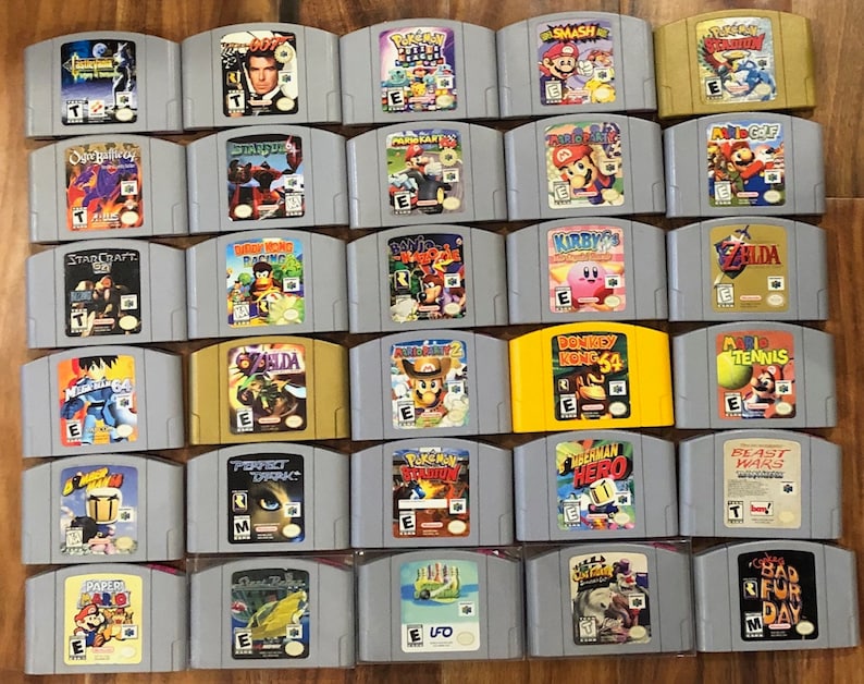 Listing 2 of 5 Nintendo 64 Video Games N64 Please Check Out Etsy