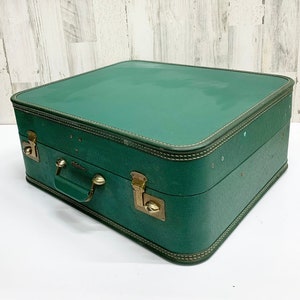 Grey Vintage Suitcase – Lady Baltimore – It's Bazaar on 21st Street