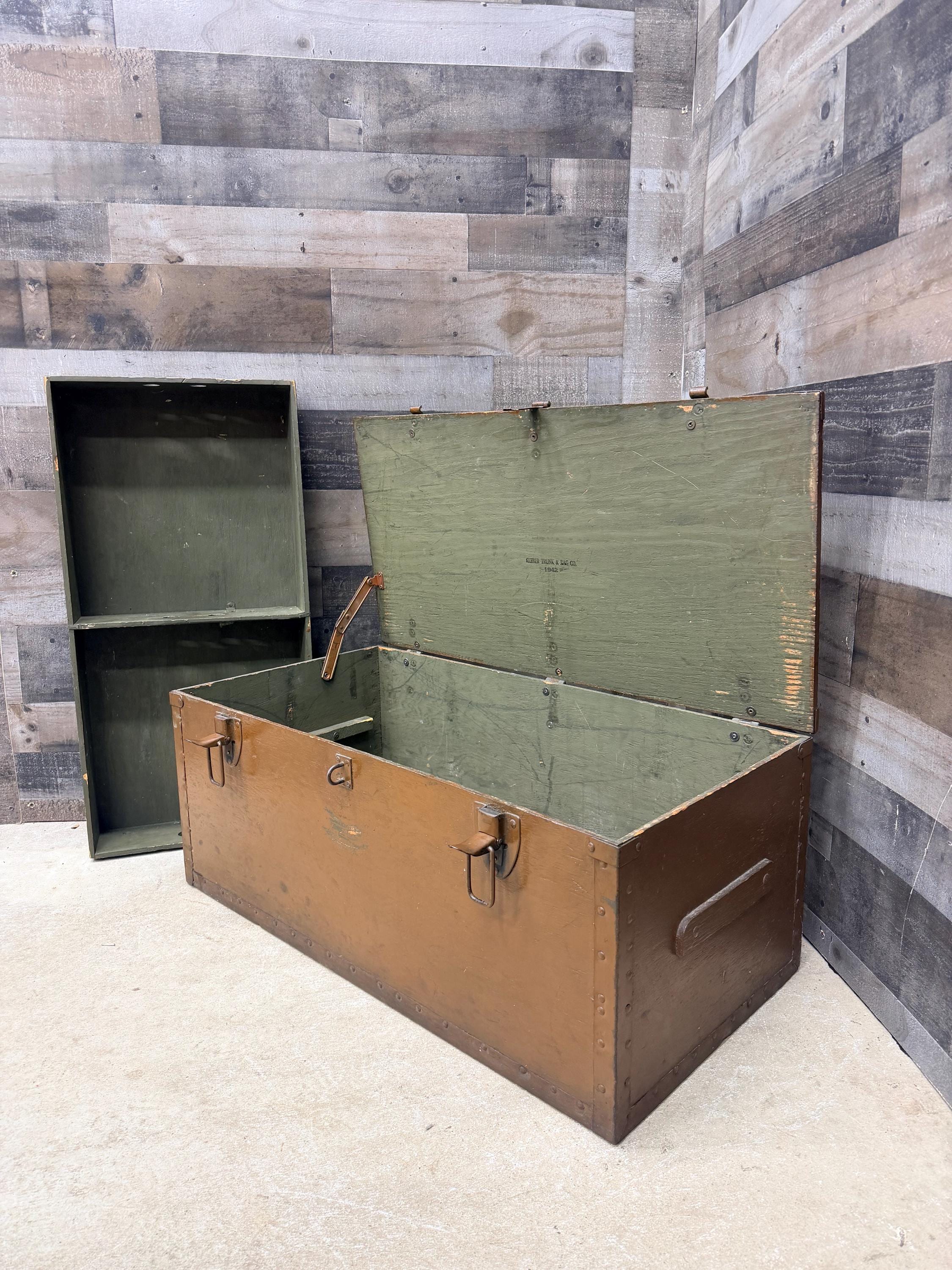 1940s Military Trunk - Etsy