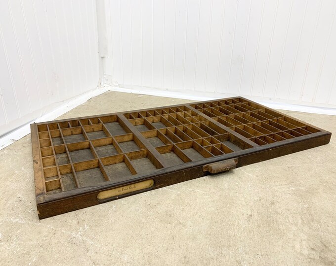 Antique Hamilton Letterpress Type Tray vintage Printer's Etsy