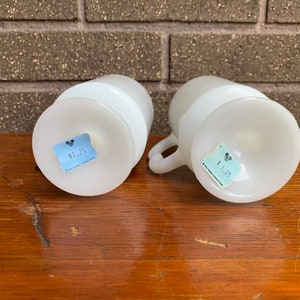 Vintage Mickey Mouse & Donald Duck Milk Glass Mugs, Walt Disney Productions bild 7
