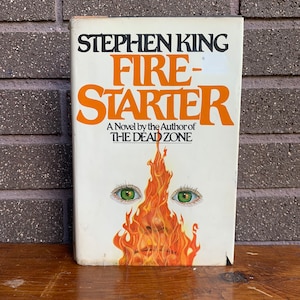 Stephen King FIRESTARTER First Ed. Printing 1980 Viking Hardcover with Original Dust Jacket