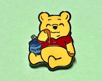 Silly Old Bear Hard Enamel Lapel Pin Badge