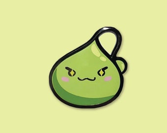 Slime Hard Enamel Lapel Pin - Maplestory MMORPG Badge Cute Video Game Kawaii