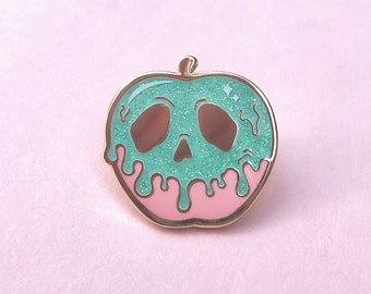 Pastel Poison Apple Pin - Hard Enamel Lapel Pin, Badge