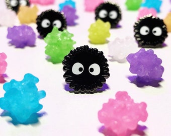 Soot Sprite Mini Pin - Hard Enamel Lapel Filler Pin Badge