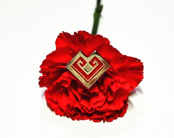 Legendary Heart Mini Filler Pin, Bolson Heart, Legend of Zelda Breath of the Wild, Link to the Past, Hard Enamel Lapel Pin, Board Filler