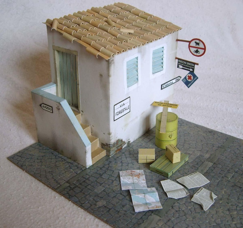 15 Ancient Buildings Papercraft Models, Printable 3D Paper Architecture ...