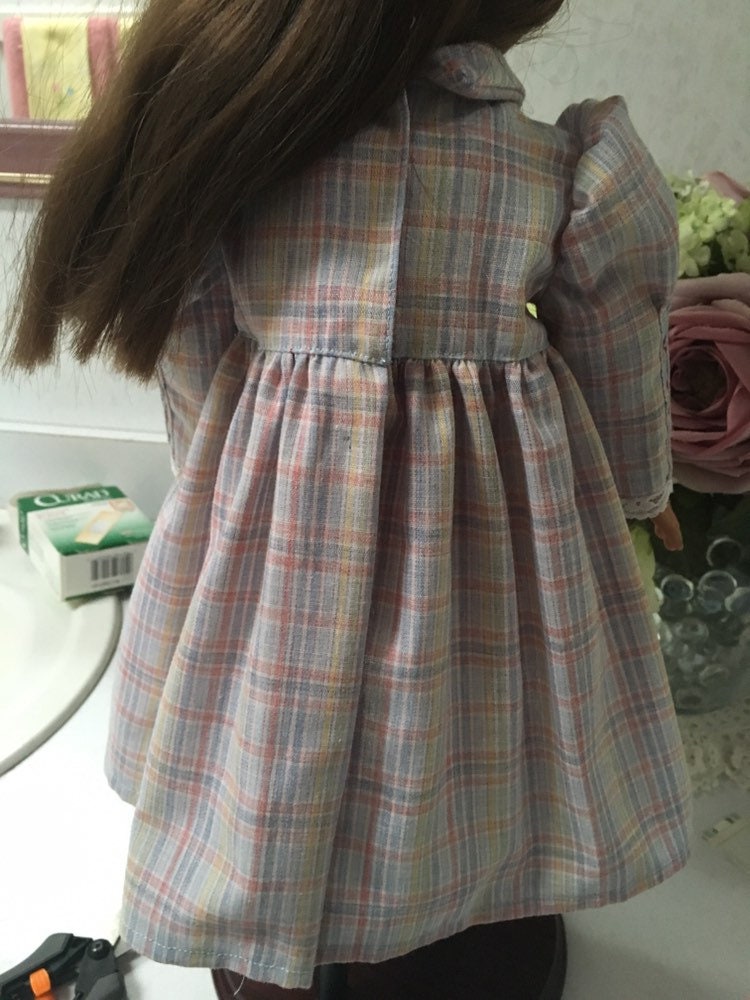 Two piece Victorian dress with pinafore Etsy