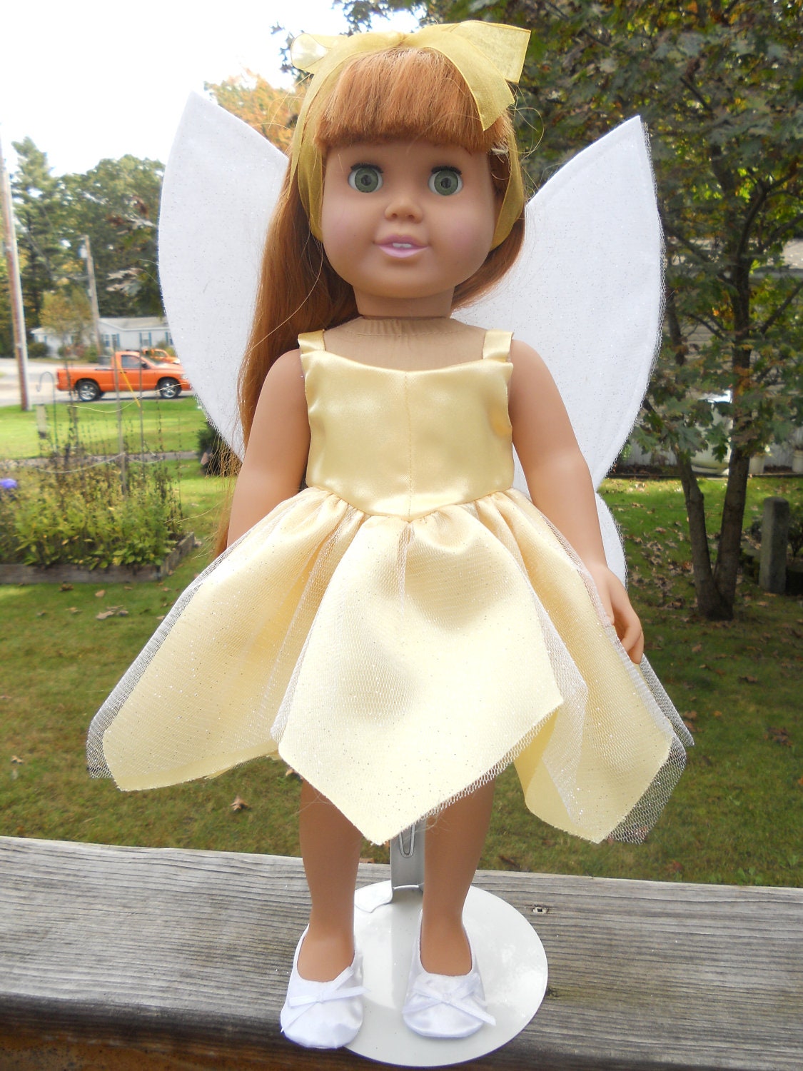 yellow tinkerbell costume