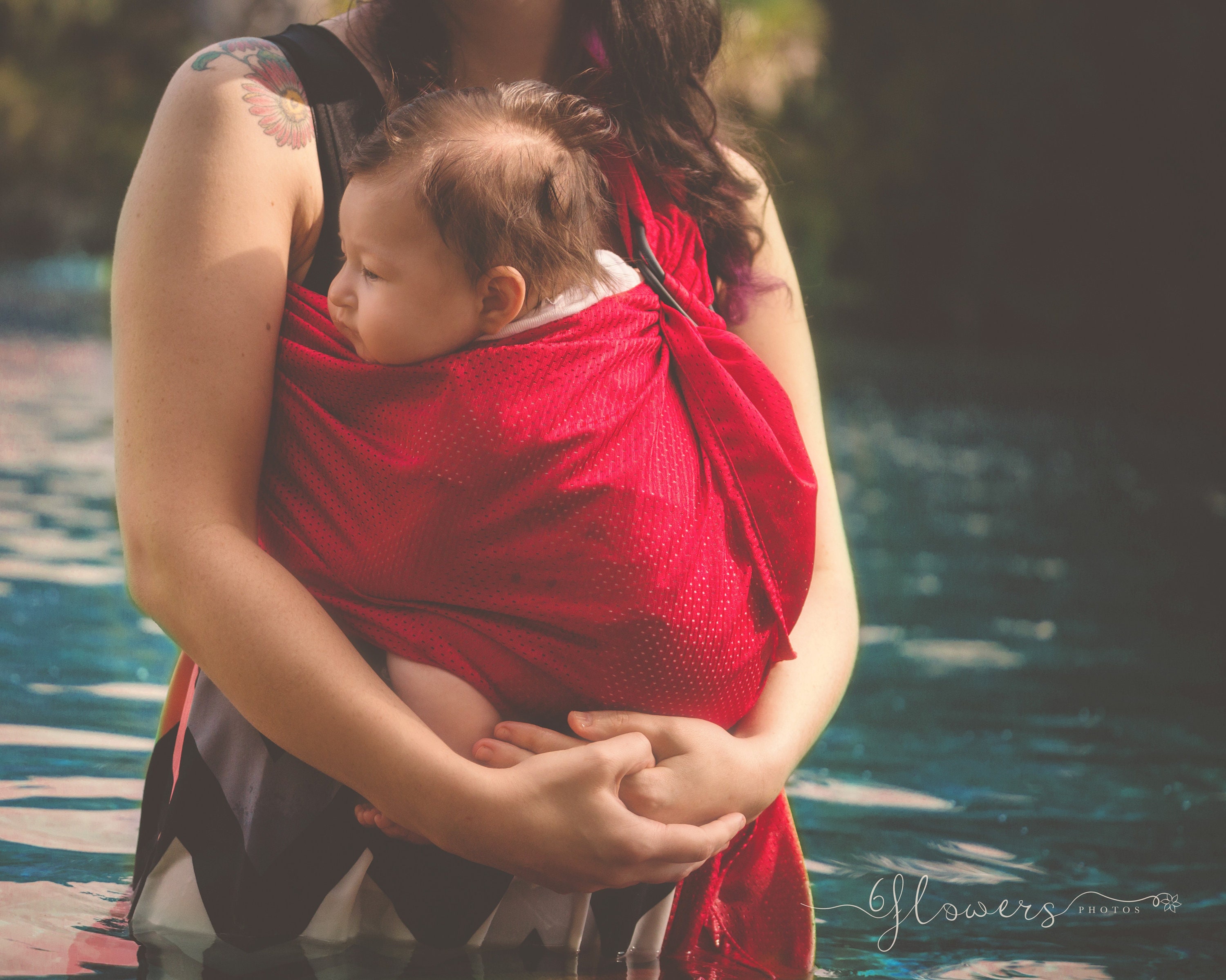 mesh baby carrier for water