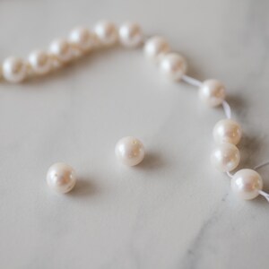 Pearl long necklace FREE shipping image 5