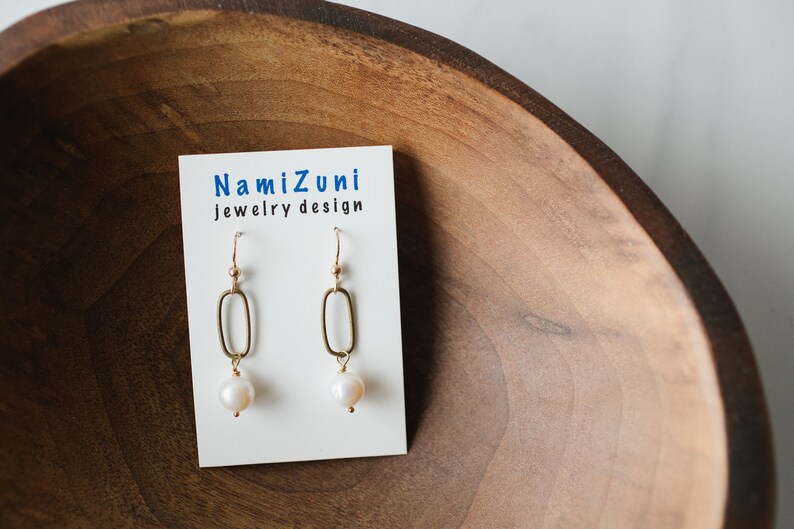 Updated pearl earrings Not your mother's pearls FREE shipping image 5