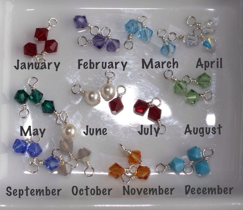Additional Swarovski Birthstone Crystals A Mother's Love Etsy