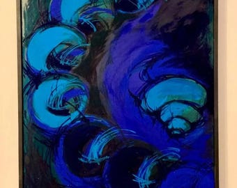 Original painting "Untitled" by Lisa Huber, 107 x 77 cm