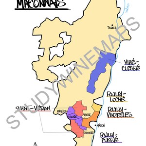 Maconnais vinkarta
