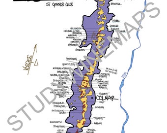 Alsace Wine Map