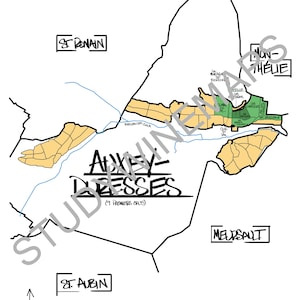 Carte des vins d'Auxey-Duresses