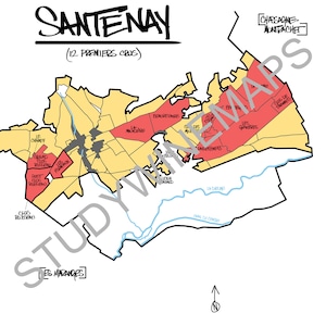 Carte des vins de Santenay