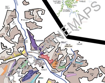 Chablis Wine Map