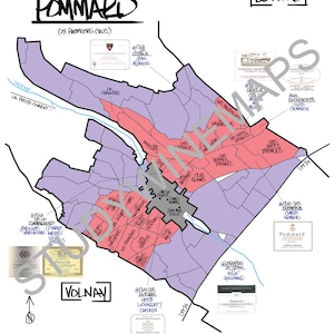 Carte des vins de Pommard