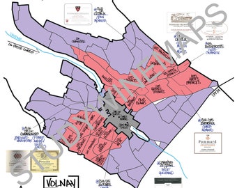 Pommard Wine Map