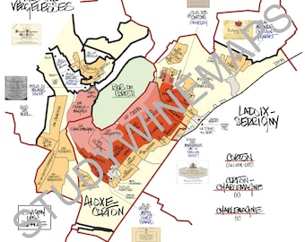 Aloxe-Corton Wine Map