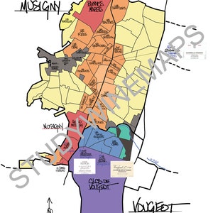 Chambolle-Musigny & Vougeot Weinkarte