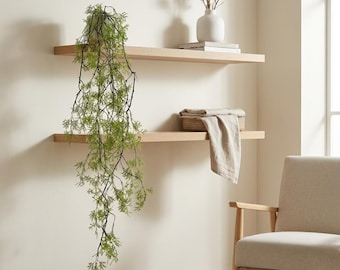 Enredadera de musgo artificial en cascada, follaje colgante artificial para la decoración del hogar.