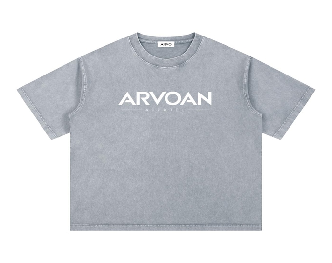 Mineral Wash Boxy Cotton T-Shirt
