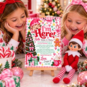 First Time Elf Arrival, Goodbye Letters Bundle | Elf Welcome & Departure Letters | 5x7 Christmas Printable Digital Download