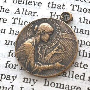 St. Cecilia Medal - Patron of Music - 7/8" - Bronze or Sterling Silver ...